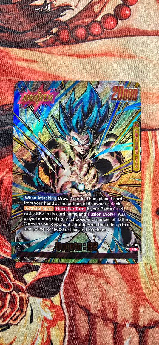 Gogeta BR Leader Back FB09-001 Dragon Ball Fusion World Dual Evolution Proxy Card