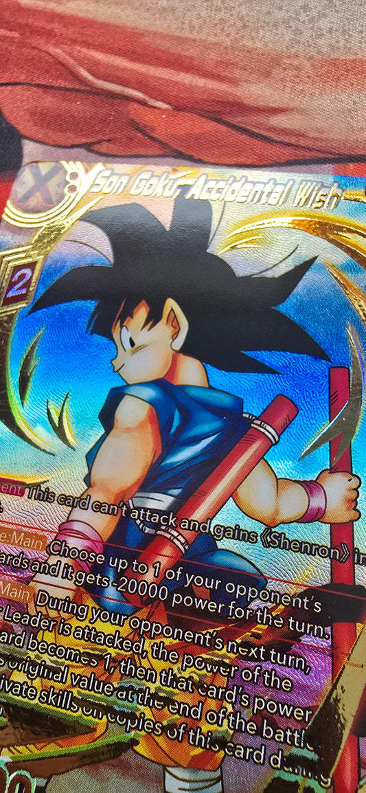 Son Goku, Accidental Wish BT25-138 Dragon Ball Super Proxy Card