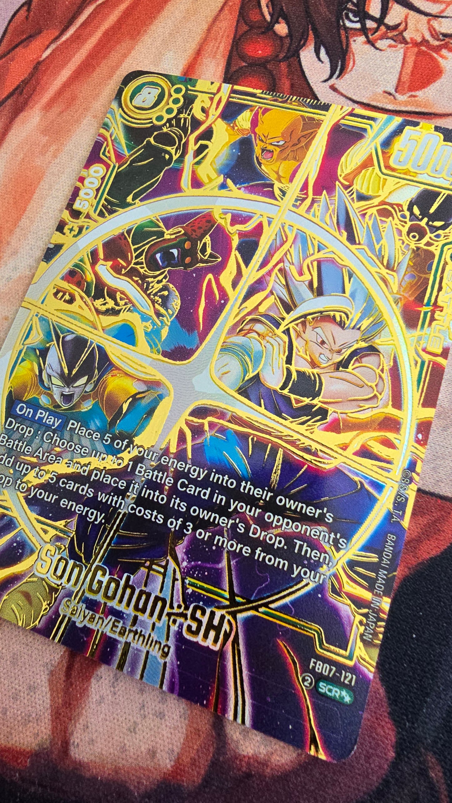 Son Gohan SH FB07-121 Super Alternate Art Dragon Ball Fusion World Card Proxy English