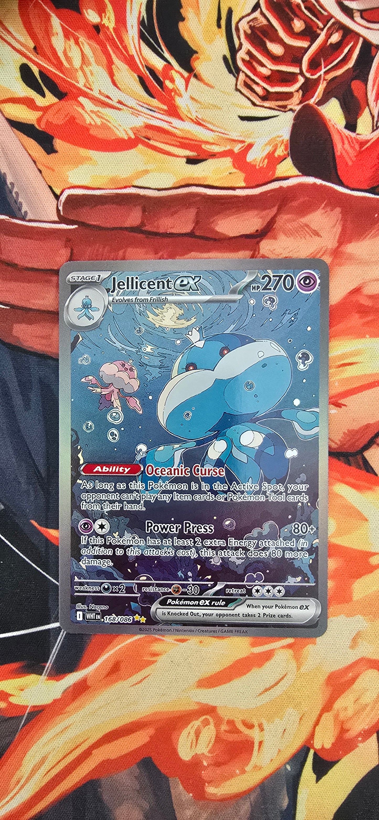 Jellicent EX White Flare Pokemon TCG Proxy English Card