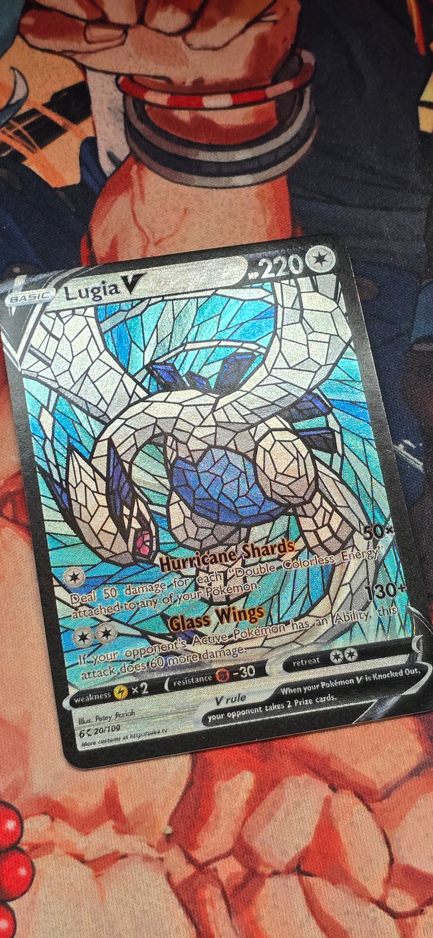 Legendary Pokemon Mosaic Style Premium Textured Holo Quality Custom Made Cards