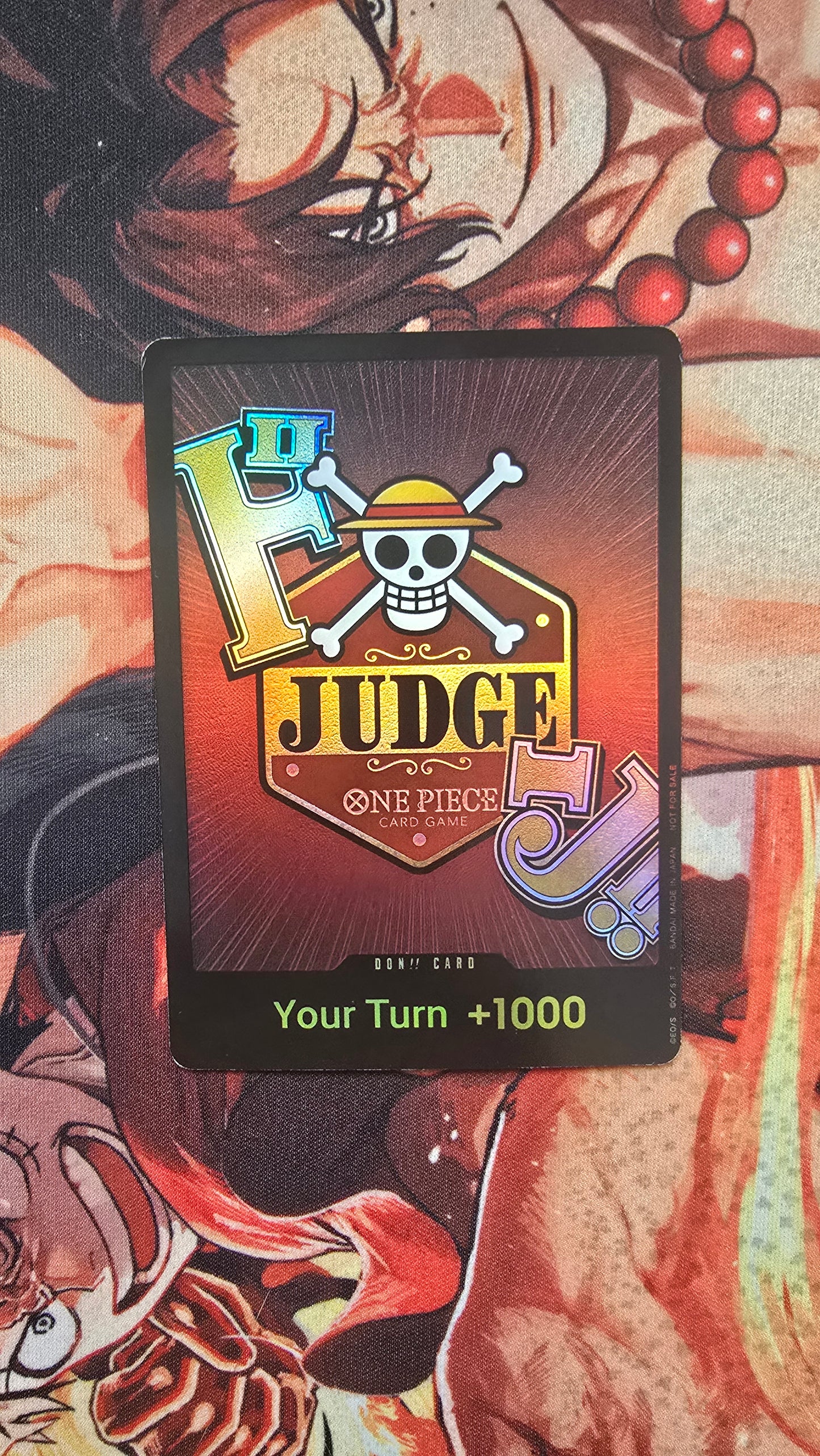 Judge Don!! Gift 2025-2026 One Piece Card Game Finals TCG Custom Made Cards