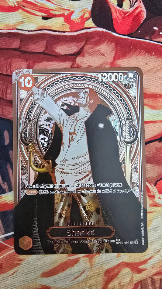 OP13 SP Shanks Silver One Piece Card Game OP TCG Proxy English