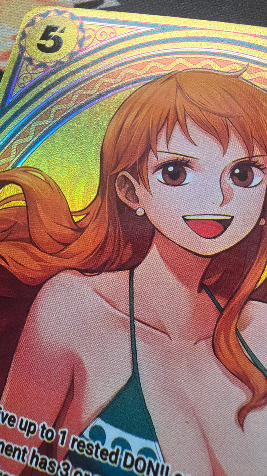 EB03 Nami SP Textured Holo One Piece TCG Proxy Card