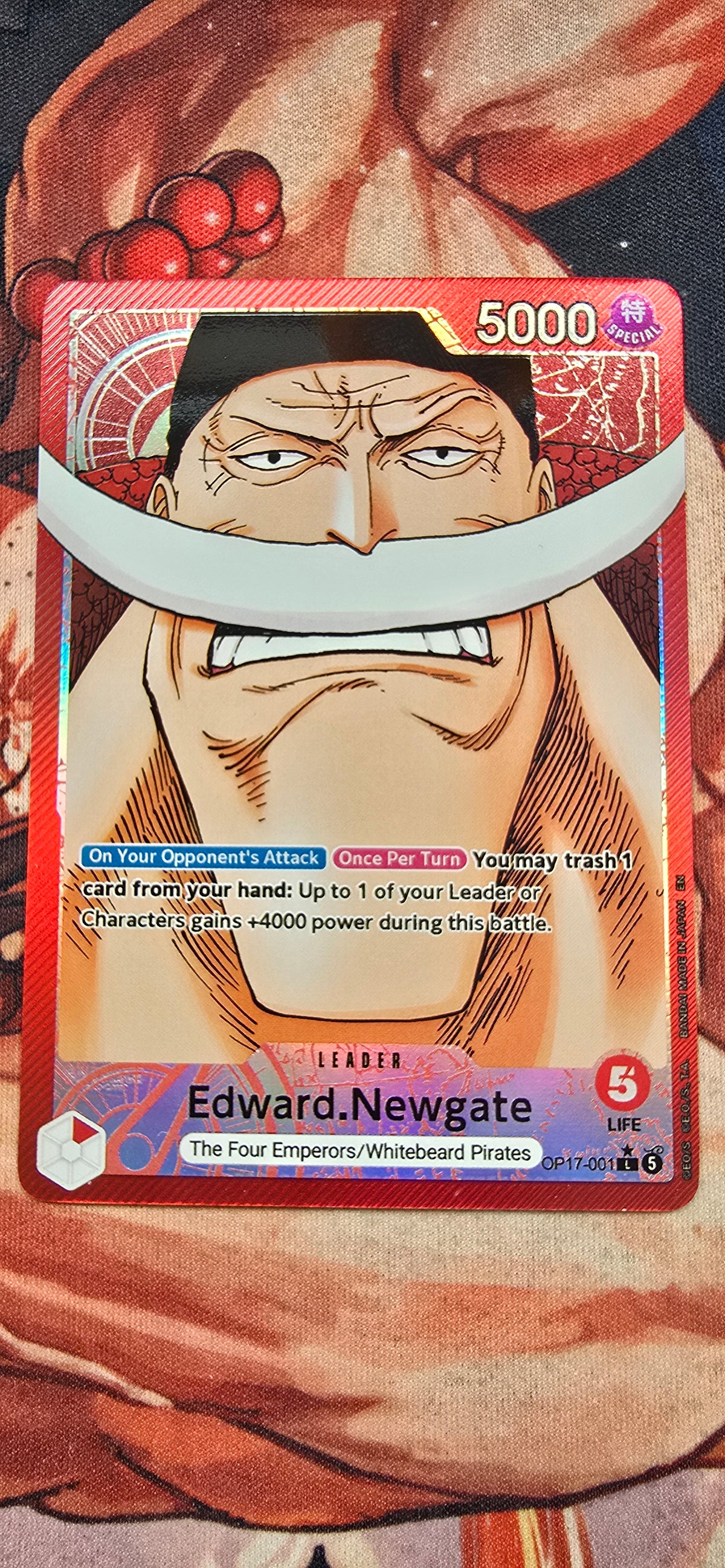 6 Card Bundle OP17 Alt Art Leaders One Piece TCG Premium Textured Custom Made Proxy Cards
