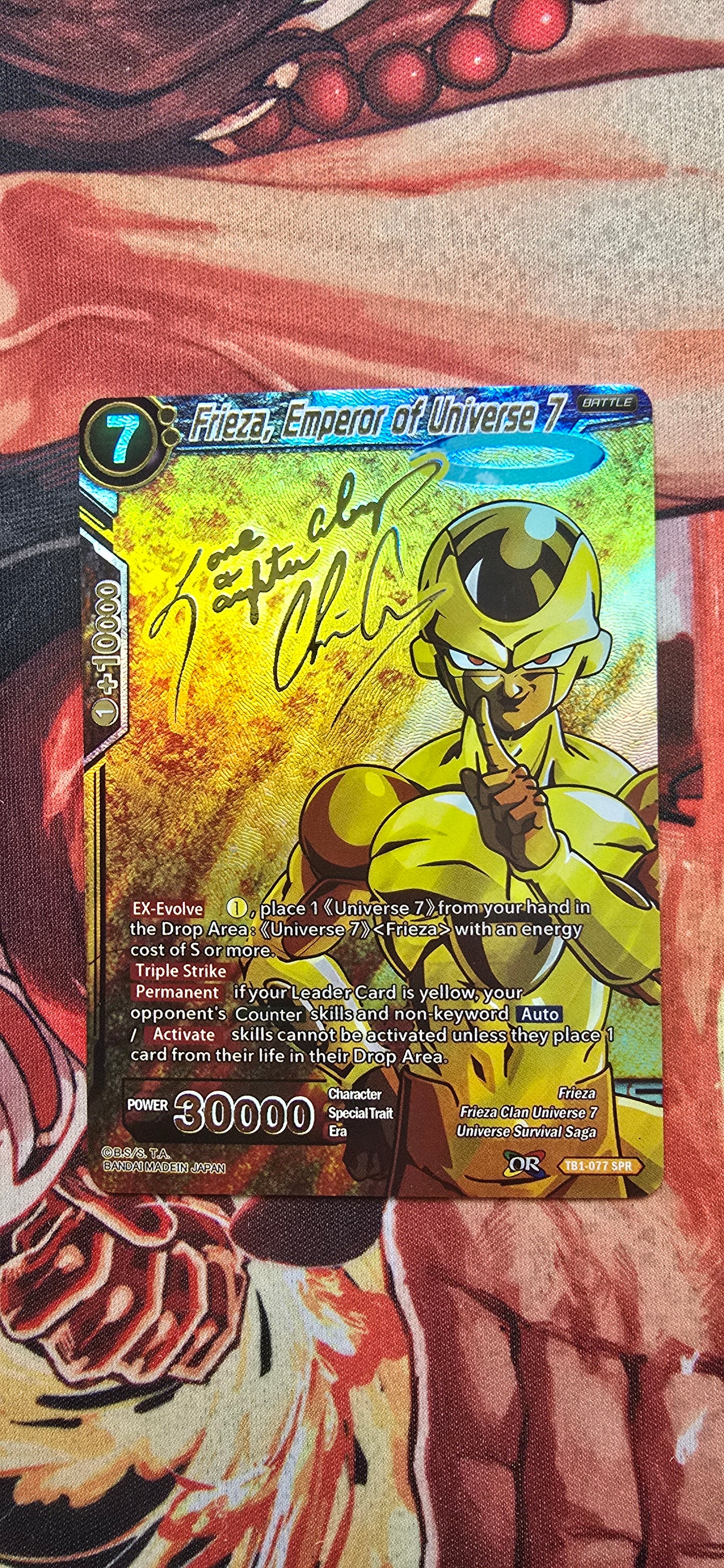 Frieza, Emperor of Universe 7 TB1-077 SPR Dragon Ball Super Card Proxy
