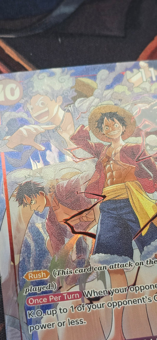 One Piece Day 2024 Monkey D Luffy Promo ST10-006 TCG Premium Textured English Proxy