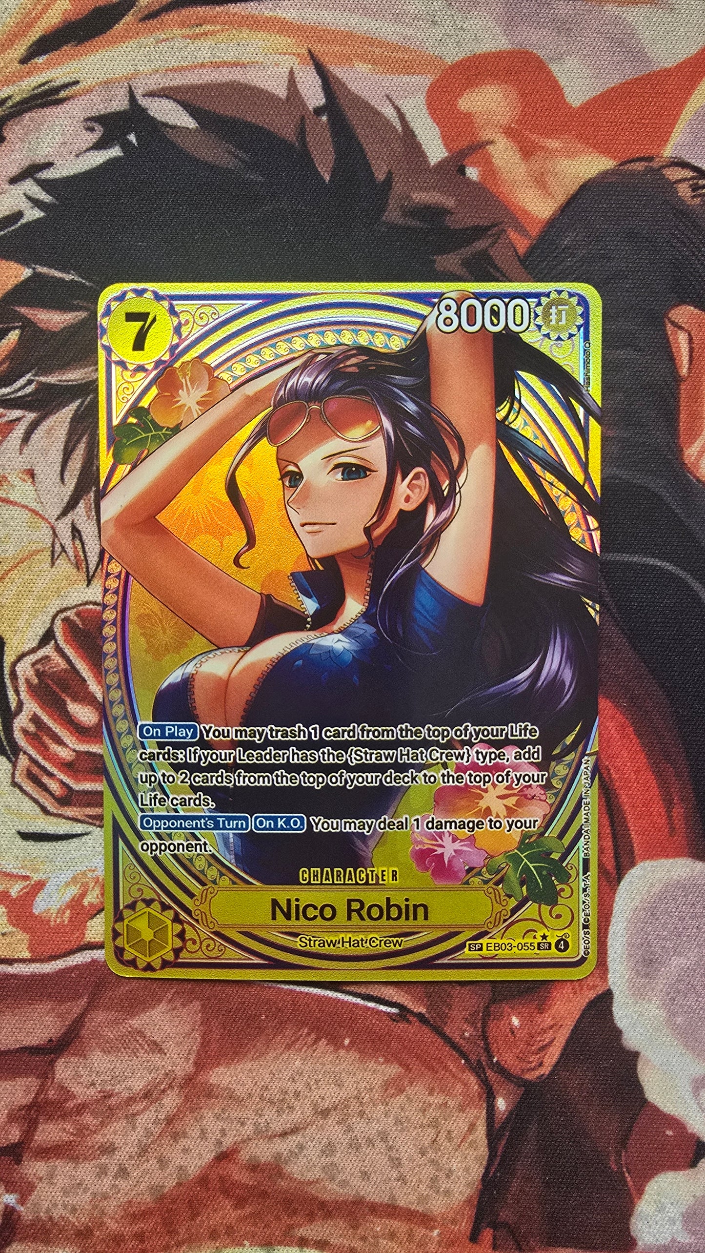 one piece card game nico robin EB03 Nico Robin SP Textured Holo One Piece TCG Proxy Card – OP Proxies TCG