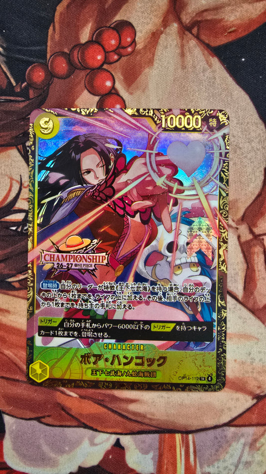 OP14 Boa Hancock Championship 26-27 TCG Textured Premium OP One Piece Proxy Japanese