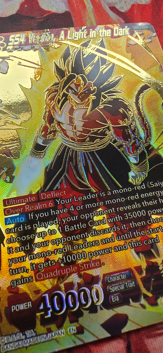SS4 Vegito, A Light in the Dark DBS-B18 Dragon Ball Super Proxy Card