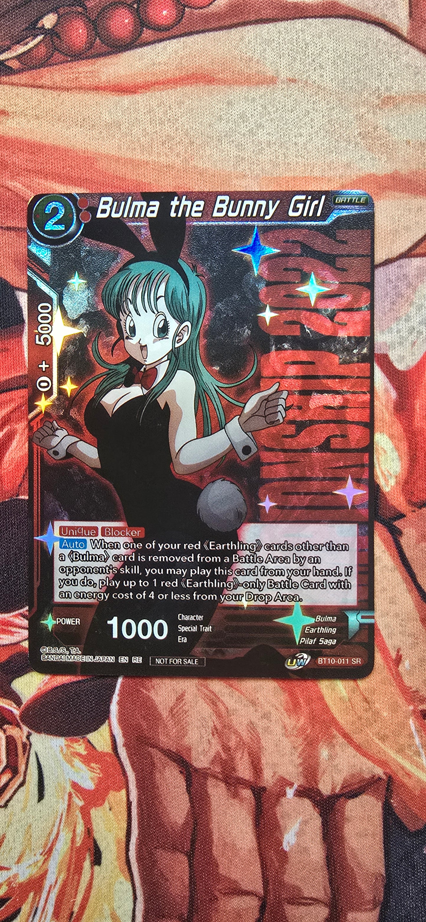 Bulma The Bunny Girl BT10-011 Dragon Ball Fusion World Promos Card Proxy