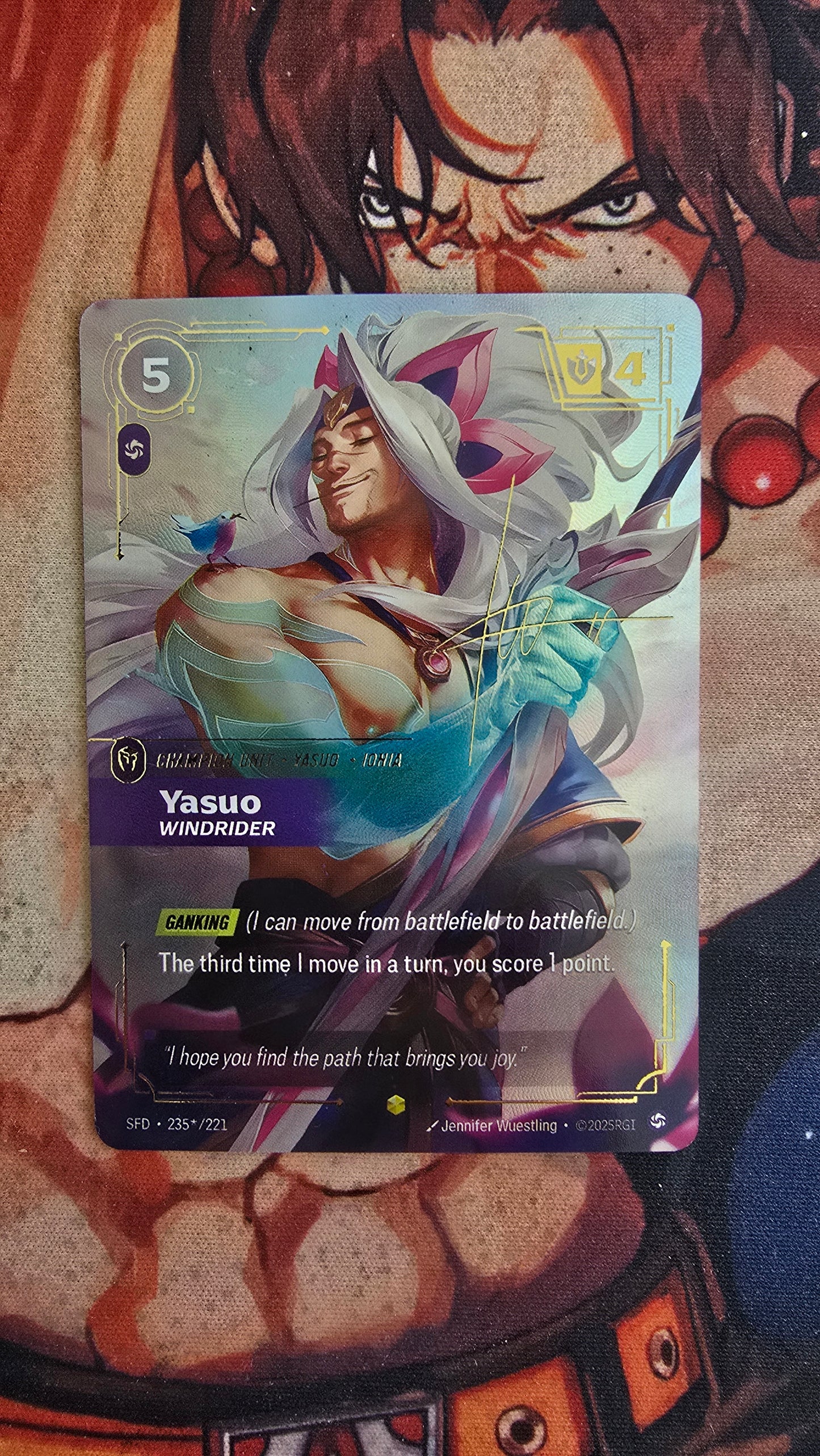 League of Legends Spiritforged Signed Overnumbered Riftbound TCG Textured Promo Custom Made Cards