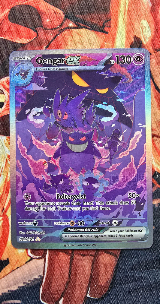 Gengar EX Custom Made Pokemon Proxy Card